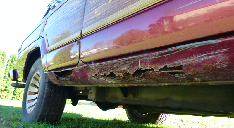 Rusty rocker panel